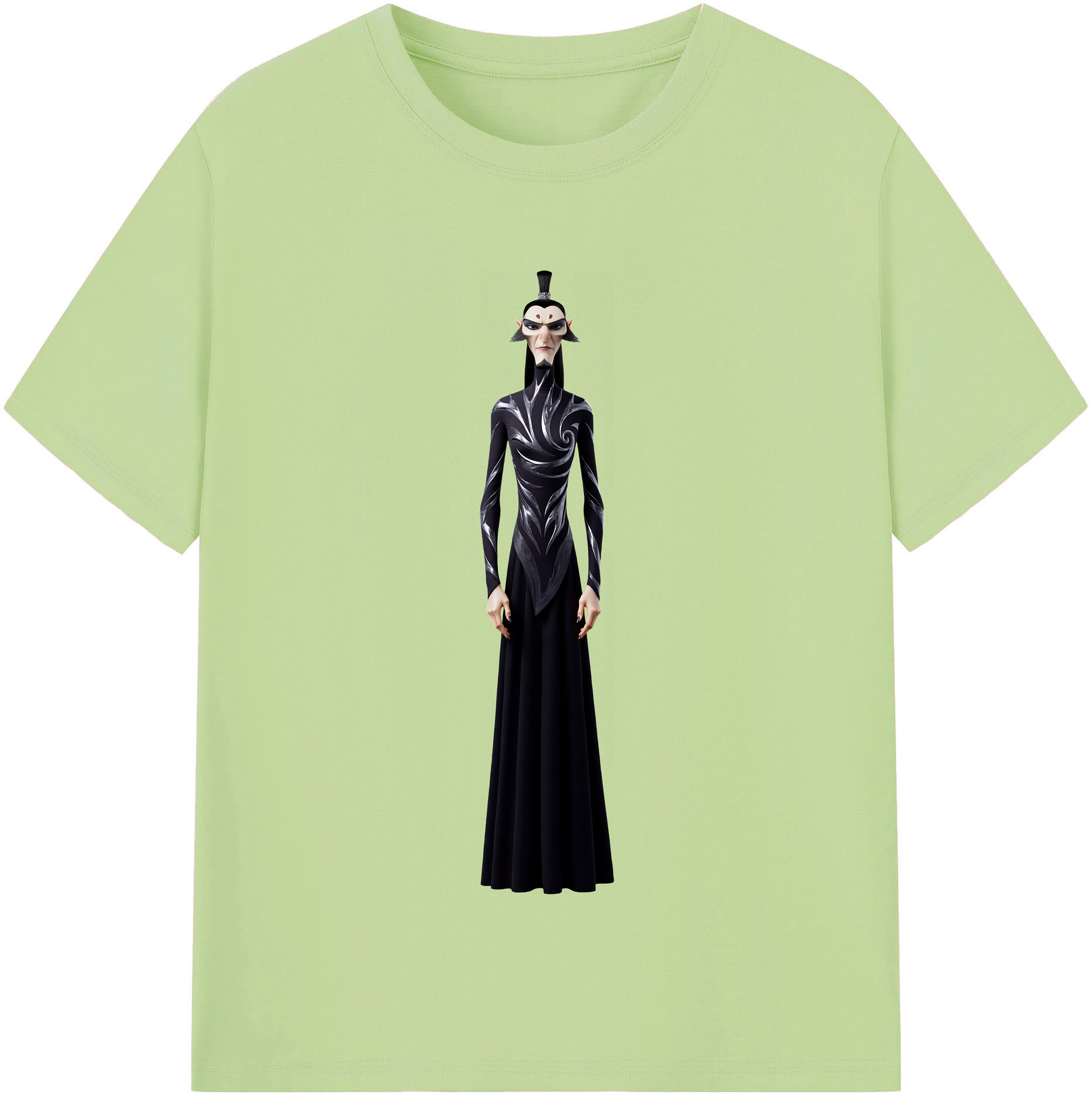 （画像用） Ne Zha 2 ナタ 魔童の大暴れ 綿100％半袖Tシャツ（フロントプリント）